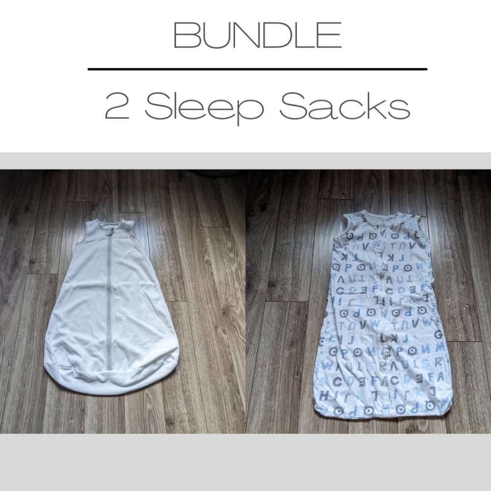[KIDS 2/$30] Baby (0-9M) - BUNDLE: 2 Sleep Sacks